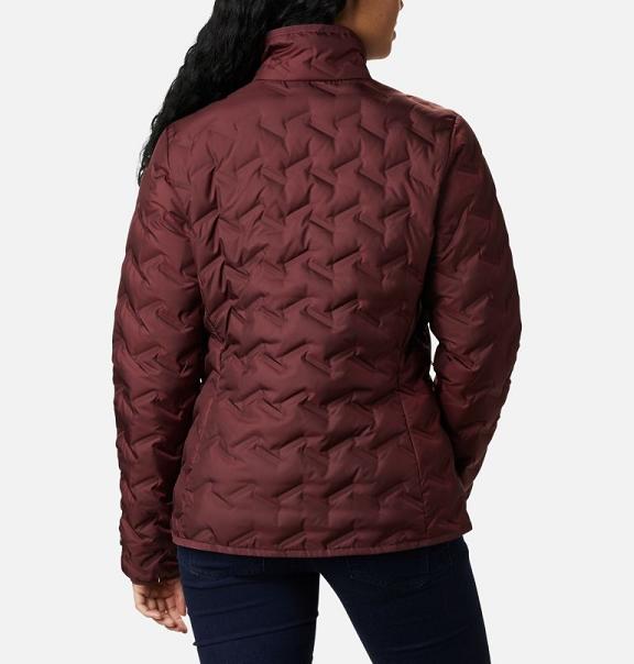 Columbia Delta Ridge Down Jacket Red For Women's NZ96052 New Zealand